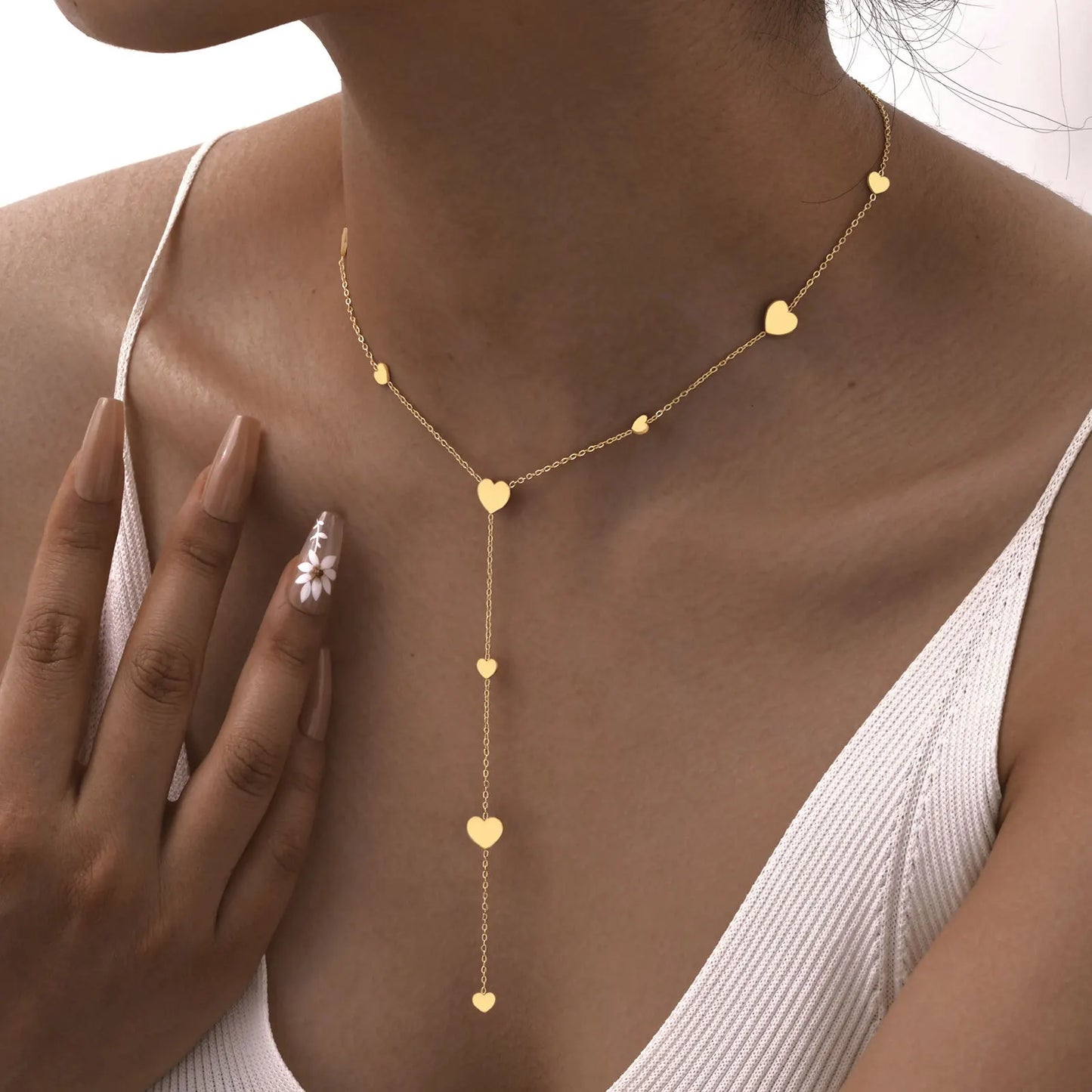 Collier Élégance Lariat d’Or